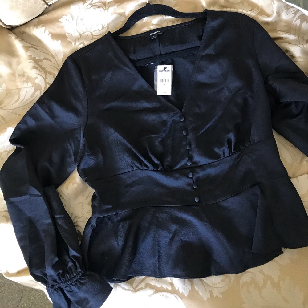 Express black blouse